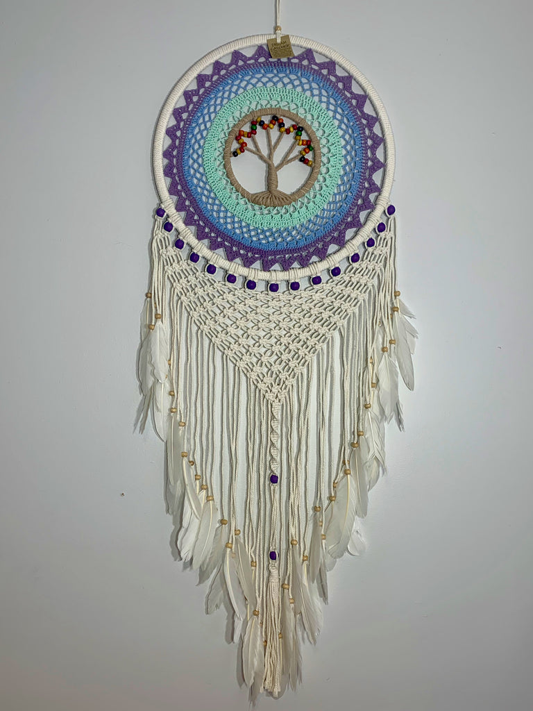 "Oceanic" Tree of Life Dream Catcher