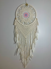 "La Rosa Mandala" Dream Catcher