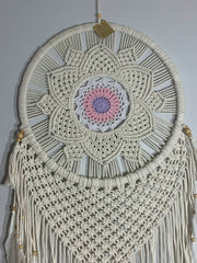 "La Rosa Mandala" Dream Catcher