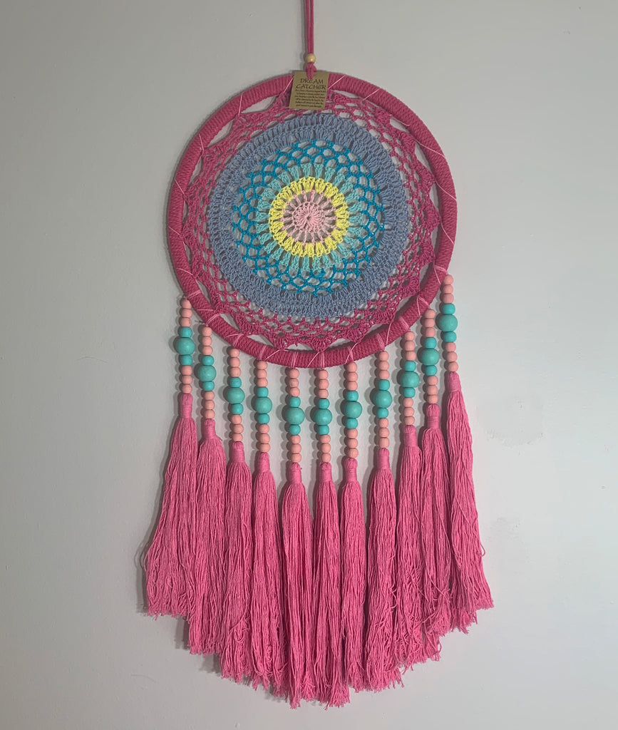 "Pink Paradise" Dream Catcher