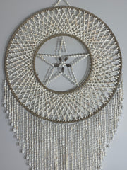 Seagrass & Shell Dream Catcher