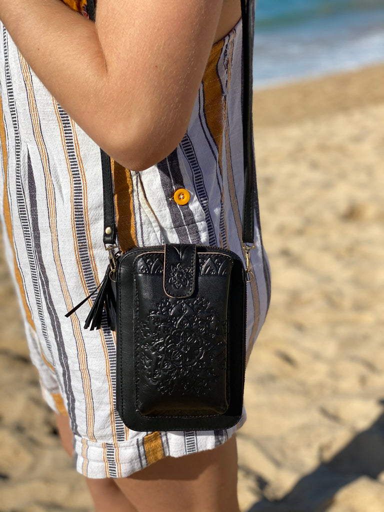 Leather Wallet with Phone Case Combo