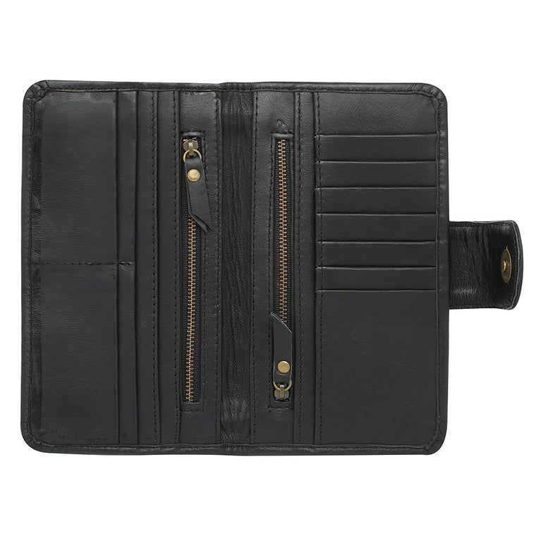 Cowhide & Leather Wallet